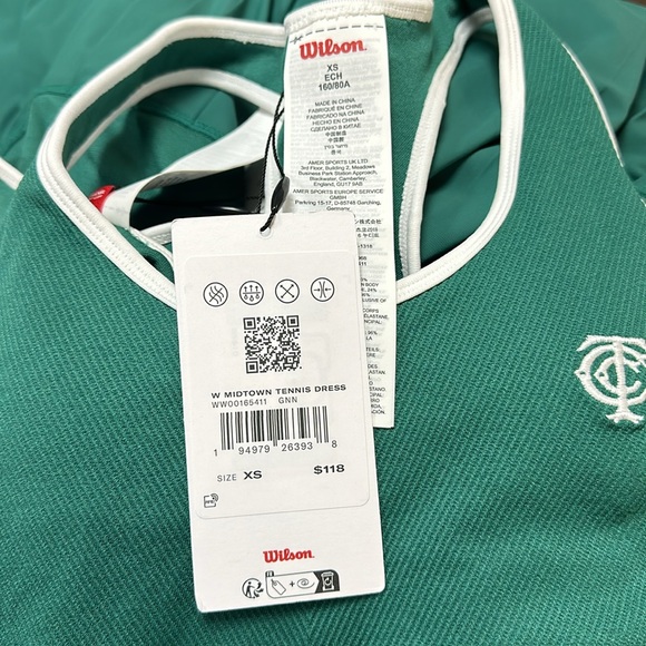 4 Wilson tennis dresses 2M, 1XS, 1L- $65 each specify size you want - Picture 3 of 5